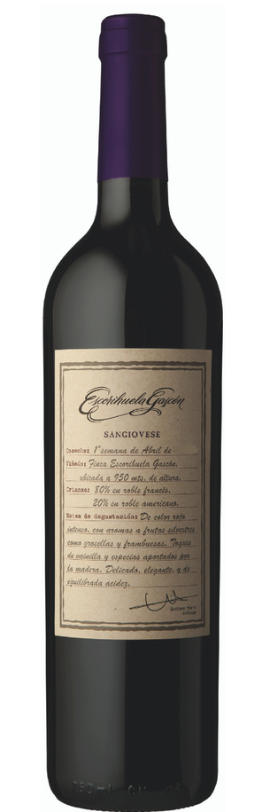 VINO ESCORIHUELA GASCÓN SANGIOVESE 750 ML