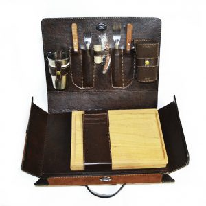 Set de asado maletín