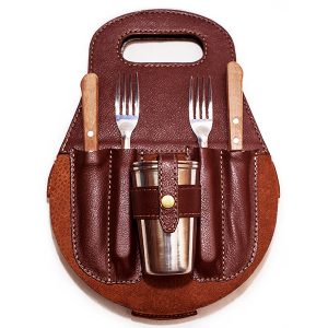 Set de Asado Eco Cuero