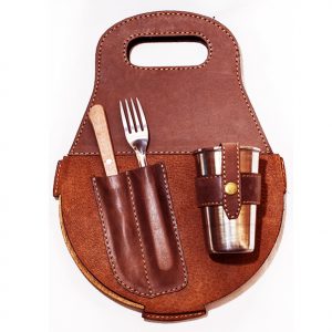 Set de Asado Eco Cuero