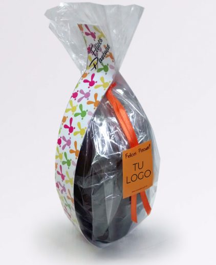 Huevo de pascua personalizado con logo