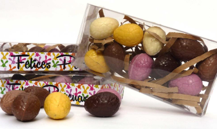 Mini huevitos de colores 100g