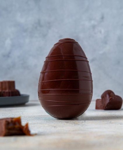 Huevos gourmet artesanal chocolate 70% cacao 250g