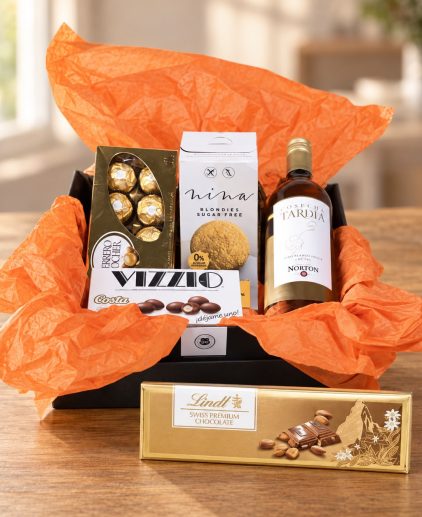 Canasta Chocolates & Vino Dulce
